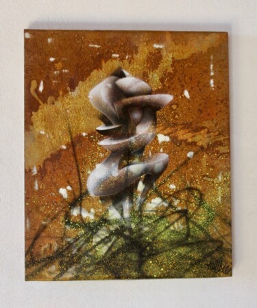 Peinture intitulée "Le Câlin P" par Tweak Art, Œuvre d'art originale, Aérographe