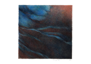 Σχέδιο με τίτλο "dessins 25x25 #43" από Marie-Pascale Corcuff, Αυθεντικά έργα τέχνης, Μολύβι
