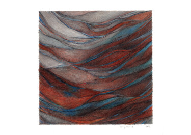 Tekening getiteld "dessins 25x25 #44" door Marie-Pascale Corcuff, Origineel Kunstwerk, Potlood