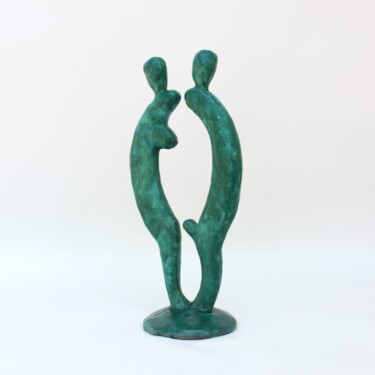 Skulptur mit dem Titel "Les amoureux  (n° 9…" von Didier Fournier, Original-Kunstwerk, Bronze
