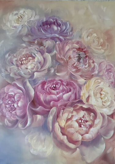 Ζωγραφική με τίτλο "Blossom II" από Sultan Aubekerov, Αυθεντικά έργα τέχνης, Ακρυλικό