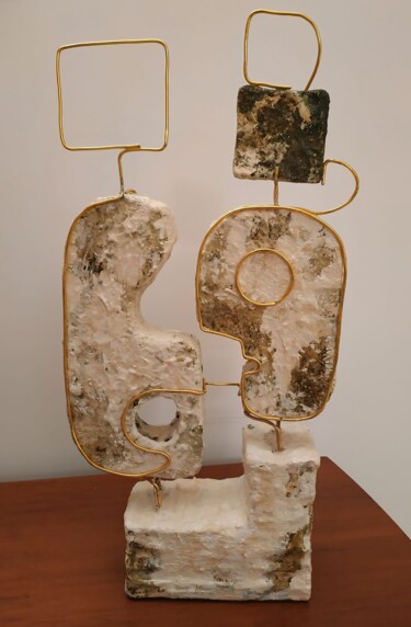 Sculptuur getiteld "Interfaccia 1" door Luigi Fazio (Fazio's Concepts), Origineel Kunstwerk, Hars
