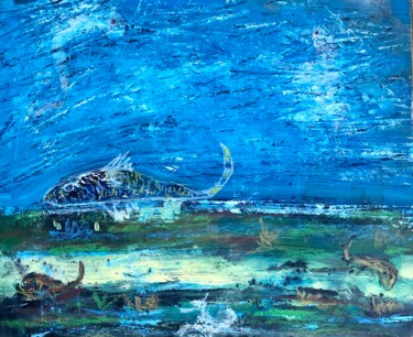 绘画 标题为“Gece Öncesi” 由Ahmet Öcal, 原创艺术品, 丙烯