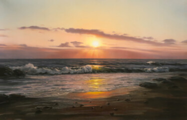 Pintura intitulada "Eternal Embrace of…" por Anton Soldatov, Obras de arte originais, Óleo