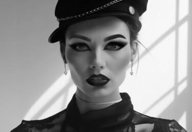 Цифровое искусство под названием "Dark" - O. Soniart, Подлинное произведение искусства, Изображение, сгенерированное ИИ