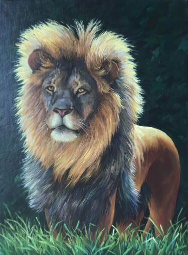 Schilderij getiteld "Majesty and Fragili…" door Anton Soldatov, Origineel Kunstwerk, Acryl