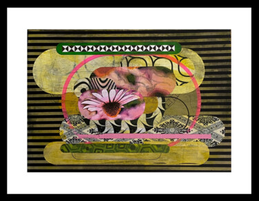 Peinture intitulée "MODERN FLOWERS" par Christelle Riffet (Céhère), Œuvre d'art originale, Acrylique Monté sur Carton