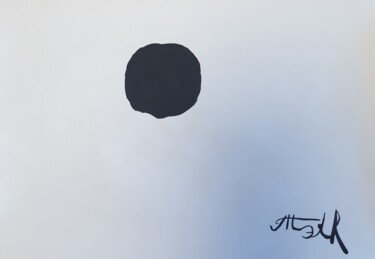 Tekening getiteld "Black spot" door Arina Mari, Origineel Kunstwerk, Gouache