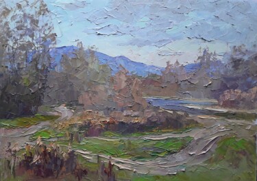 Pittura intitolato "Morning" da Boris Serdyuk, Opera d'arte originale, Olio Montato su Telaio per barella in legno