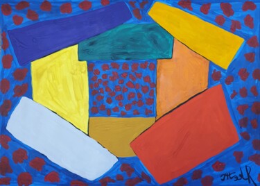 Tekening getiteld "No name D 23" door Arina Mari, Origineel Kunstwerk, Gouache