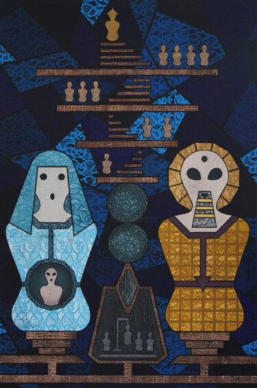 Conception of Civilization "Conception of Civil…" başlıklı Tablo Leonardo Passeri tarafından, Orijinal sanat, Akrilik Ahşap panel üzerine monte edilmiş