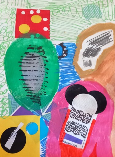 Collages titled "Florida" by Ronnie Kolner, Original Artwork, Collages