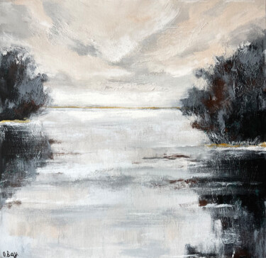 Calmness #2 "Calmness #2" başlıklı Tablo Olesya Bay tarafından, Orijinal sanat, Akrilik Ahşap Sedye çerçevesi üzerine monte edilmiş