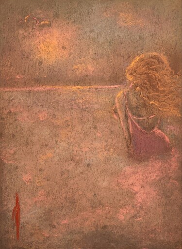 Рисунок под названием "Summer joy" - Olesya Nikolaeva, Подлинное произведение искусства, Пастель