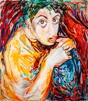Self-portrait I "Self-portrait I" başlıklı Tablo Göknil Gümüş Sungurtekin tarafından, Orijinal sanat, Petrol