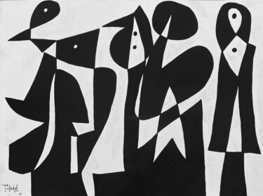 Trío 绘画 标题为“Trío” 由Enrique Pichardo, 原创艺术品, 丙烯