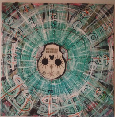 Relación Consigo Misma Schilderij getiteld "Relación Consigo Mi…" door K. María T.G., Origineel Kunstwerk, Acryl