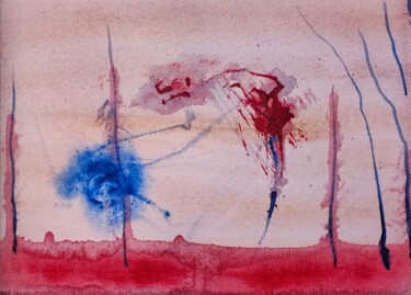 Schilderij getiteld "Lost Sad Smiley" door Milto Sideris, Origineel Kunstwerk, Acryl