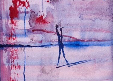 "You and me deserted" başlıklı Resim Milto Sideris tarafından, Orijinal sanat, Akrilik
