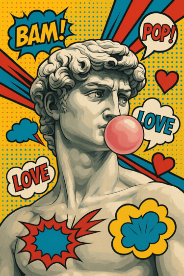 "Classic Pop Bubble" başlıklı Tablo Ds 26 tarafından, Orijinal sanat, Dijital Resim