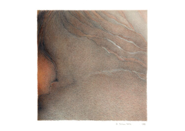 Drawing titled "dessins 25x25 #54" by Marie-Pascale Corcuff, Original Artwork, Pencil