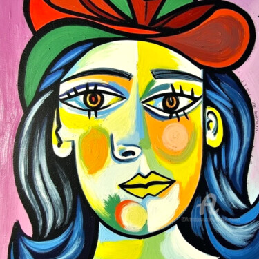 "05-Picasso's influe…" başlıklı Dijital Sanat Teresa Casas tarafından, Orijinal sanat, AI tarafından oluşturulan görüntü