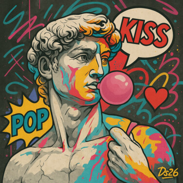 "Neo-Kiss" başlıklı Tablo Ds 26 tarafından, Orijinal sanat, Dijital Resim