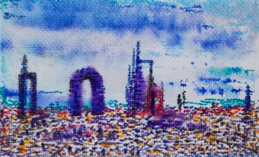 绘画 标题为“Studies for potenti…” 由Milto Sideris, 原创艺术品, 水彩