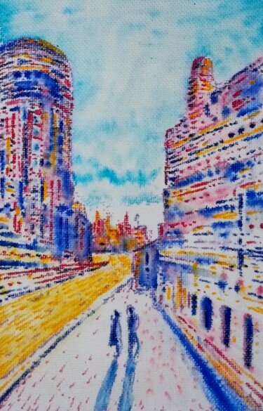「Studies for potenti…」というタイトルの絵画 Milto Siderisによって, オリジナルのアートワーク, 水彩画