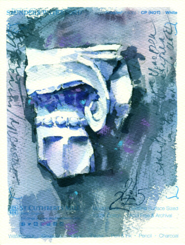 "Architectural Detail" ""Architectural Deta…" başlıklı Tablo Ksenia Selianko tarafından, Orijinal sanat, Suluboya