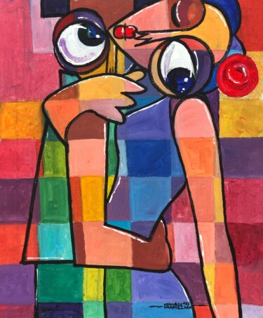 In your arm "In your arm" başlıklı Tablo Olamilekan Okunade tarafından, Orijinal sanat, Akrilik