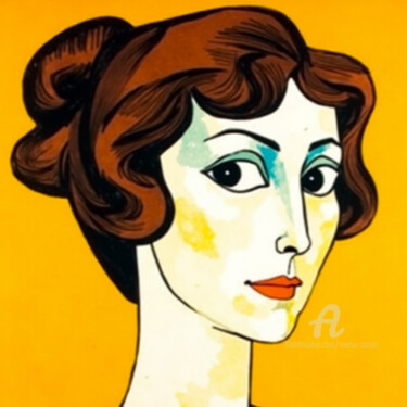 Digital Arts titled "02-Guayasamin influ…" by Teresa Casas, Original Artwork, AI generated image