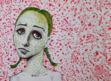 「Studies for potenti…」というタイトルの絵画 Milto Siderisによって, オリジナルのアートワーク, 水彩画