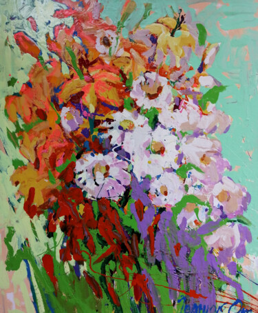 "Gifts of nature" başlıklı Tablo Oksana Ivanyuk tarafından, Orijinal sanat, Petrol Ahşap Sedye çerçevesi üzerine monte edilm…