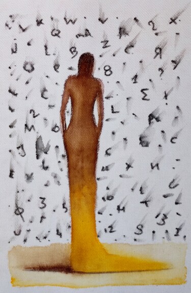 「Studies for potenti…」というタイトルの絵画 Milto Siderisによって, オリジナルのアートワーク, 水彩画
