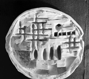 Sculptuur getiteld "Zaz" door Richard Gillet, Origineel Kunstwerk, Gips