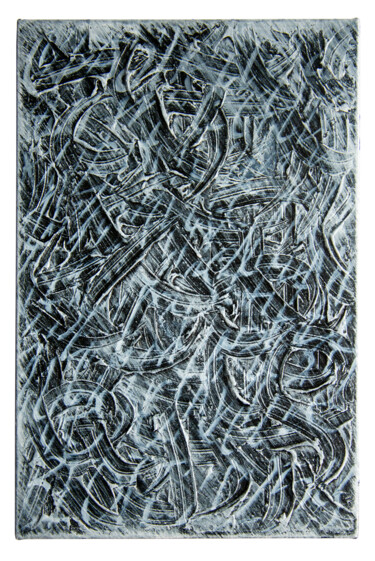 Schilderij getiteld "Italique 1" door Béopé, Origineel Kunstwerk, Acryl