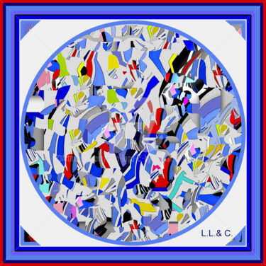 제목이 "FOULARD DA COLLEZIO…"인 섬유 예술 Laila Lago & C. By Iannilli Antonella로, 원작, 섬유 섬유
