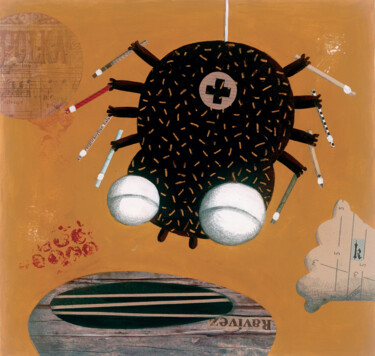 Kese the Drummer 数字艺术 标题为“Kese the Drummer” 由Mari Takacs, 原创艺术品, 数字打印