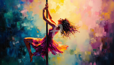 Grace in Motion: The Art of Pole Dance 「Grace in Motion: Th…」というタイトルのデジタルアーツ Capriceによって, オリジナルのアートワーク, AI生成画像