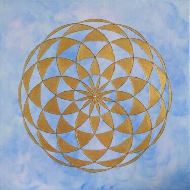 Pittura intitolato "Torus Expansion" da Oksana Gorbatova, Opera d'arte originale, Acrilico Montato su Telaio per barella in…