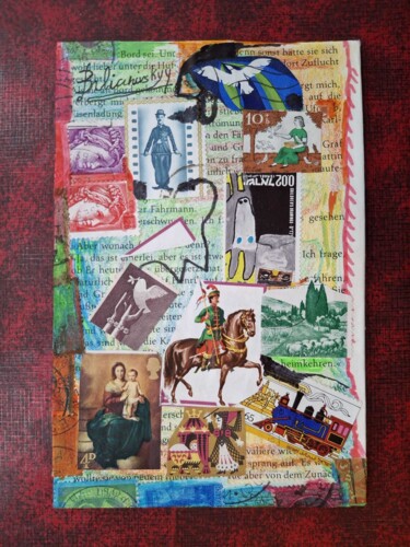 Collages titled "Global Communicatio…" by Yurii Bilianivskyy, Original Artwork, Collages