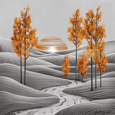 Digital Arts titled "minimalist white" by Dinem, Original Artwork, AI generated image