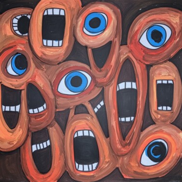 “An Overwhelming Need to Speak” Arte digitale intitolato "“An Overwhelming Ne…" da Irina Egorova, Opera d'arte originale, Lavoro digitale 2D