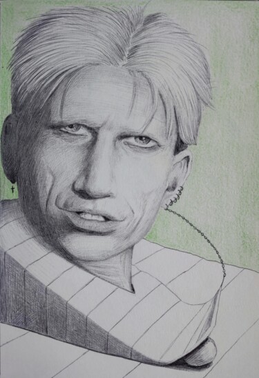 Desenho intitulada "Richa" por Milto Sideris, Obras de arte originais, Canetac de aerossol