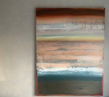 Schilderij getiteld "Colours of the world" door Hennie Van De Lande, Origineel Kunstwerk, Acryl Gemonteerd op Aluminium