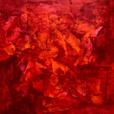 Peinture intitulée "Terra Mystica no. 9…" par Anita Kaufmann, Œuvre d'art originale, Acrylique