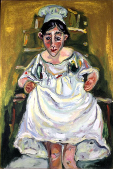 数字艺术 标题为“01-Chaim Soutine In…” 由Teresa Casas, 原创艺术品, AI生成的图像