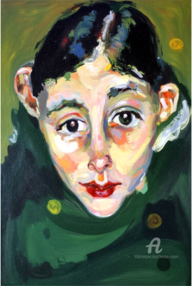 数字艺术 标题为“02-Chaim Soutine In…” 由Teresa Casas, 原创艺术品, AI生成的图像