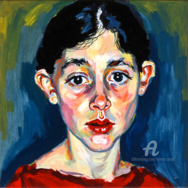 数字艺术 标题为“09-Chaim Soutine In…” 由Teresa Casas, 原创艺术品, AI生成的图像